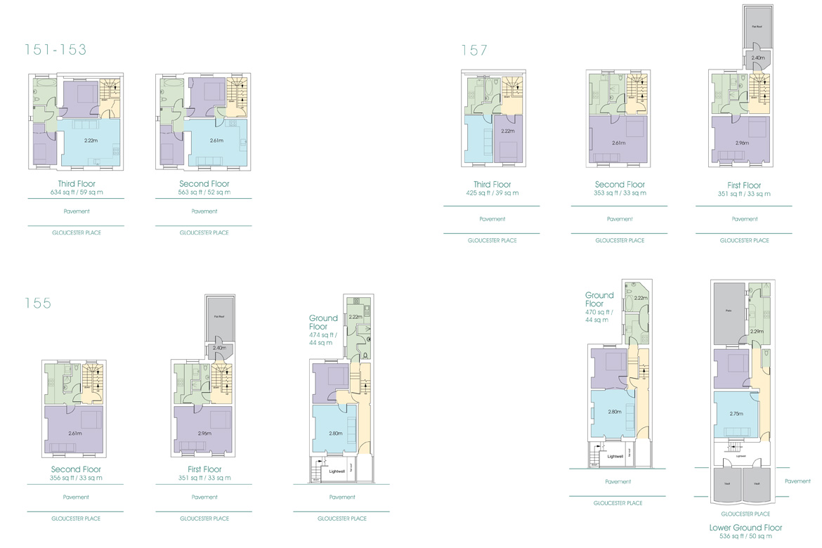 Marcus Cooper Group - Gloucester Place - Floor Plans