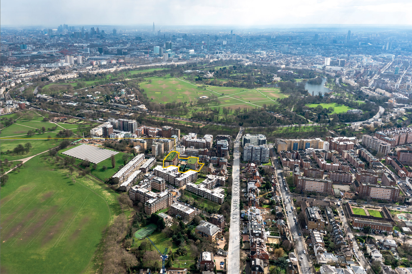 Marcus Cooper Group - Guiness Court - Aerial